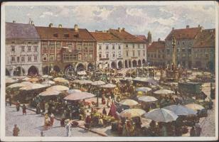 Wiener Neustadt - 5 db régi városképes lap / 5 old postcards
