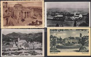 10 db régi, erdélyi képeslap / 10 Transylvanian postcards: Szatmárnémeti (3), Kolozsvár (2), Nagyvárad (2), Püspökfürdő, Csíksomlyó, Nagybánya