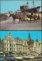 30 db modern, közlekedéssel kapcsolatos motívumlap / 30 modern traffic motive cards