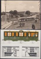 30 db modern, közlekedéssel kapcsolatos motívumlap / 30 modern traffic motive cards