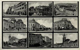 Beregszász, Bata, Hermann és Schwartz üzletei / shops, bank, vissza So. Stpl