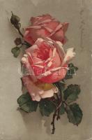 Rose, litho