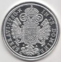 Magyar tallérok utánveretben "Lotharingiai Ferenc Tallérja 1753." Ag (0,999) 20g T:PP Tanú...