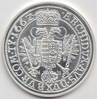 Magyar tallérok utánveretben "I. Lipót tallérja 1662." Ag (0,999) 20g T:PP Tanúsítvánnyal,...