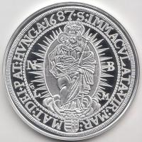 Magyar tallérok utánveretben "I. Lipót Tallérja 1687." Ag (0,999) 20g T:PP Tanúsítvánnyal,...