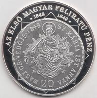 DN "A magyar nemzet pénzérméi - Az első magyar feliratú pénz 1848-1849." Ag (0,999) emléké...