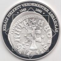 DN "A magyar nemzet pénzérméi - Nagy Lajos szerecsenfejes dénárja 1342-1382." Ag (0,999) e...