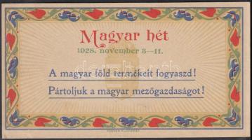 1928 Magyar hét propaganda számolócédula