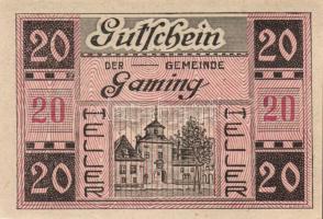 Ausztria 1920. 10db városi szükségpénz T:I-II Austria 1920. 10 pcs of necessity notes C:UNC-XF