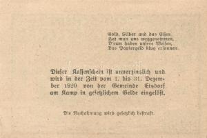 Ausztria 1920. 10db városi szükségpénz T:I-II
Austria 1920. 10 pcs of necessity notes C:UNC-XF