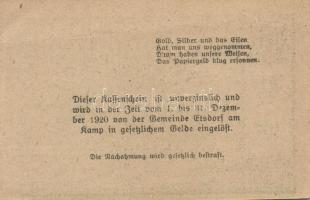 Ausztria 1920. 10db városi szükségpénz T:I-II
Austria 1920. 10 pcs of necessity notes C:UNC-XF