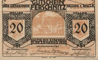 Ausztria 1920. 10db városi szükségpénz T:I-II
Austria 1920. 10 pcs of necessity notes C:UNC-XF