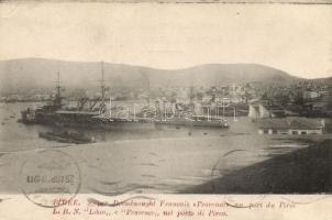 Super French Dreadnought Provence, LRN Libia in the port of Piraeus (EK)