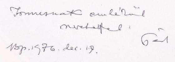 1976 Miháltz Pál festőművész aláírt kiállítási katalógus