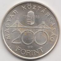 1993. 200Ft Ag "MNB" T:1