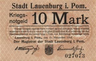 Német Birodalom / Weimari Köztársaság / Lauenburg 1918. 5M + 10M + 20M T:I
German Empire / Weimar Re...