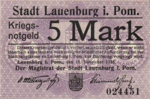 Német Birodalom / Weimari Köztársaság / Lauenburg 1918. 5M + 10M + 20M T:I
German Empire / Weimar Re...