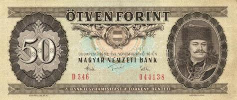 1969. 50Ft + 1975. 50Ft + 1980. 50Ft + 1983. 50Ft + 1986. 50Ft + 1989. 50Ft T:I-,II,III