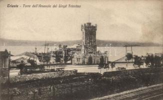 Trieste Torre dell'Arsenale del Lloyd Triestino / Arsenal Tower of Lloyd (fl)