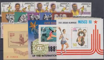 1979-1981 Moscow Olympics 4 klf sets + 3 blocks 1979-1981 Moszkvai olimpia 4 klf sor + 3 blokk