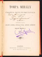 Tompa Mihály Összes költeményei. Rendezték barátai, Arany János, Gyulai Pál, Lévay József és Szász K...