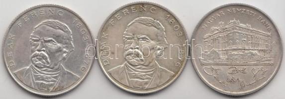 1993-94. 200Ft Ag "MNB" / "Deák" (3x) T:2
