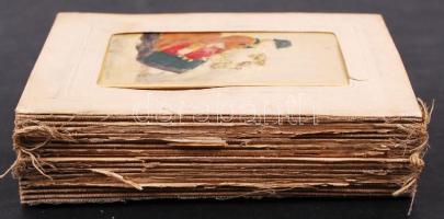 cca 1870 Ausztria: Tirol, Meran, Laxenburg, 20 db városképes fotó + 12 fotó a helyi népviseletekről....