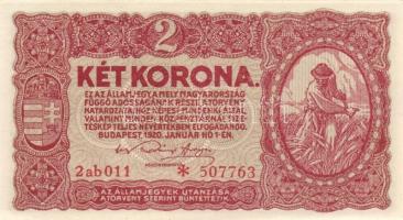 1920. 2K (4x) "2ab *" egymás utáni sorszámmal T:I