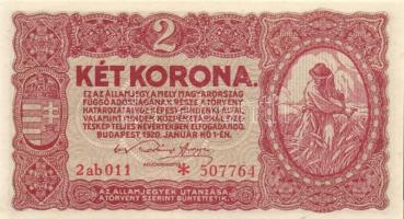 1920. 2K (4x) "2ab *" egymás utáni sorszámmal T:I