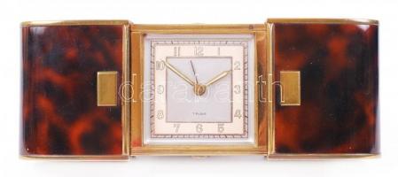 cca 1930 Jelzés nélküli utazó óra szép állapotban / cca 1930 Trawellers watch