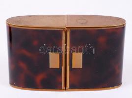 cca 1930 Jelzés nélküli utazó óra szép állapotban / cca 1930 Trawellers watch