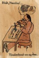 Humour, stamp / A kék Mauritius, Mindenkinek van egy álma (EK)