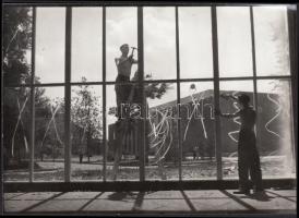 cca 1970-1980 A Magyar Ifjúság című megszűnt lap archívumából három életkép. Egyik hátoldalán pecsét...