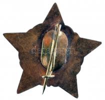 ~1960. "Munkásőr" szolgálati zománcozott aranyozott jelvény 5 év szolgálat után nem eredet...