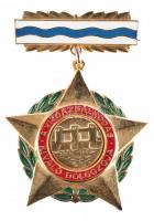 ~1970 "A Vízgazdálkodás Kiváló Dolgozója" kitüntetés miniatűrrel dísztokban T:1