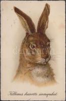 Easter, Rabbit litho
