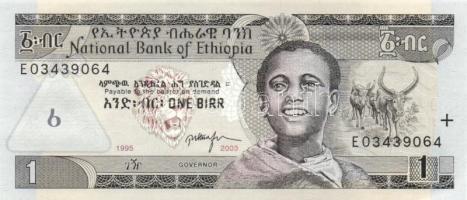 Etiópia 2003. 1B (4x) egymás utáni sorszámmal T:I-,II
Ethiopia 2003. 1 Birr (4x) sequential serials ...