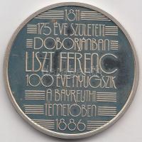Fülöp Zoltán (1951-) 1986. "175 éve született Doborjánban Liszt Ferenc-100 éve nyugszik a Bayre...