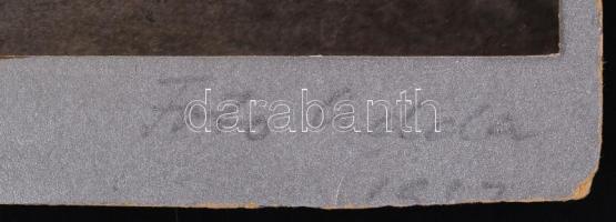 1932 Foto Ada: Hárman dobbal. Vintage fotó a Szentpál Olga mozgásművészeti iskola növendékeiről;háto...