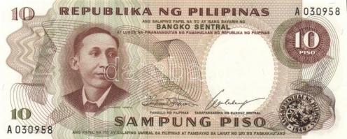 Fülöp-szigetek/Guyana/Holland Antillák/Srí Lanka 10db modern bankjegy T:I,I-
Philippines/Guyana/Neth...