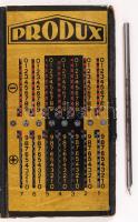 Produx márkájú mechanikus kézi számológép / Produx calculator