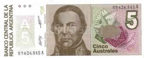 Argentína 8db modern bankjegy T:I Argentina 8pcs of modern banknotes C:UNC
