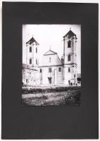 cca 1920/1970 Gyöngyös, eredeti negatív modern nagyítása, kartonon, 20,5x15/35x25cm