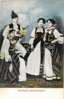 Serbian national costume, folklore (small tear)