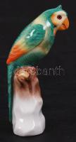 Herendi papagáj, kézzel festett, jelzett, hibátlan, m:11 cm / Herend porcelain parrot