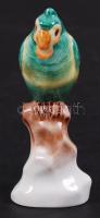 Herendi papagáj, kézzel festett, jelzett, hibátlan, m:11 cm / Herend porcelain parrot
