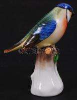 Herendi pinty, kézzel festett, jelzett, hibátlan, m:10 cm / Herend porcelain finch