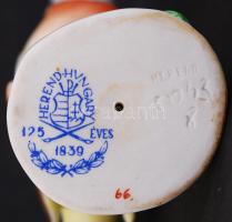 Herendi pinty, kézzel festett, jelzett, hibátlan, m:10 cm / Herend porcelain finch