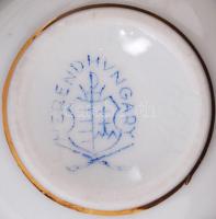 Herendi Viktória mintás mini váza, kézzel festett, jelzett, hibátlan, m:6 cm / Herend porcelain mini...