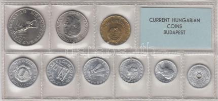 1977. 2f-10Ft 9db klf érmés forgalmi sor fóliatokban T:1